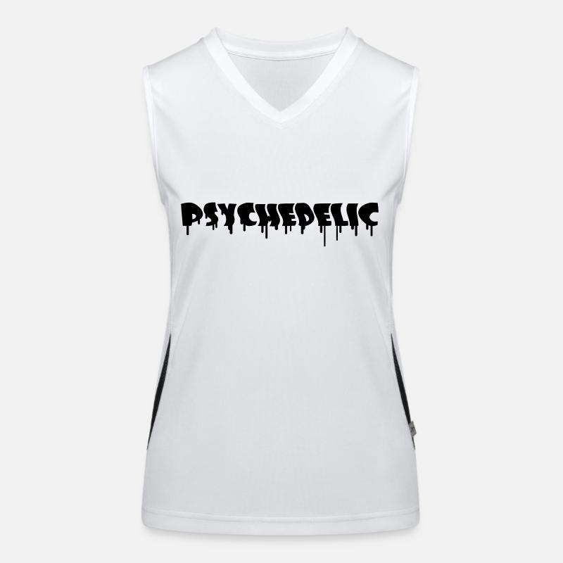Psychedelic Graffiti Women's Functional Contrast Tank Top