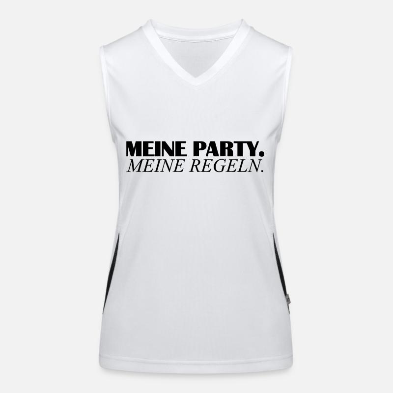 meine party Funktionelles Kontrast-Tank Top für Frauen