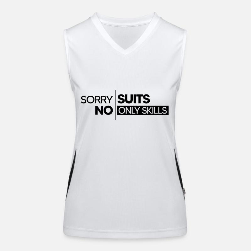 nerd-skills coder server gamer online nerd-life Funktionelles Kontrast-Tank Top für Frauen