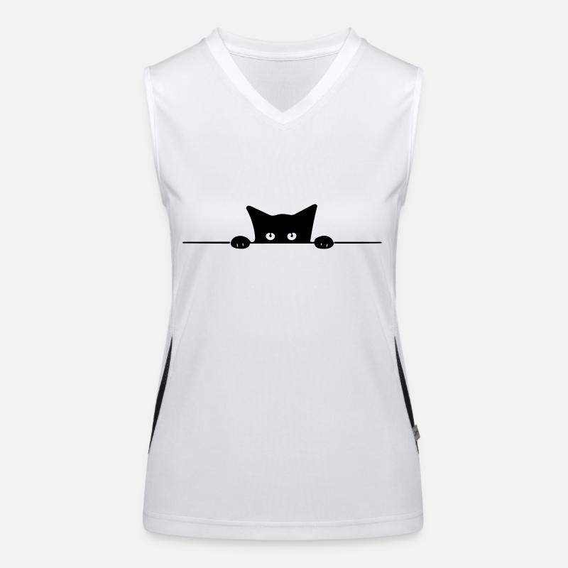chat Débardeur respirant contrasté Femme