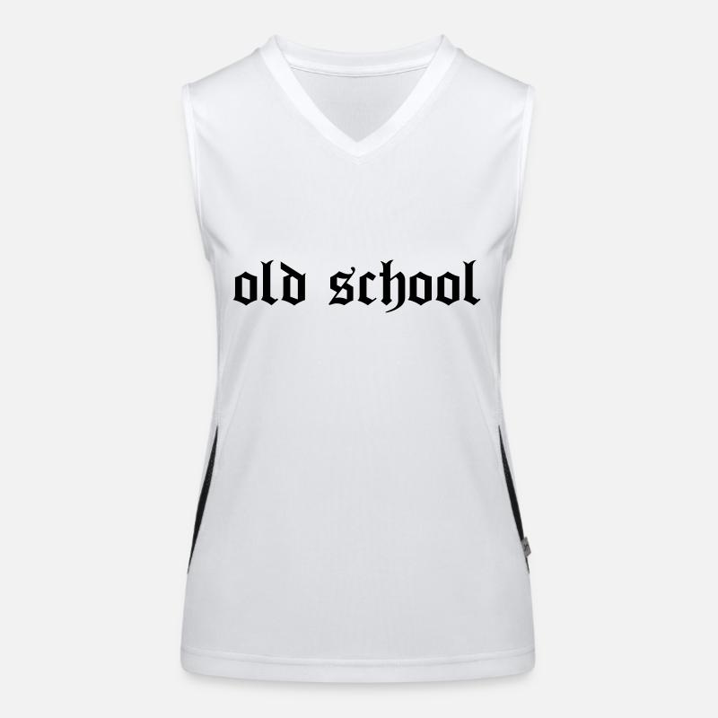 "Old School" Funktionelles Kontrast-Tank Top für Frauen