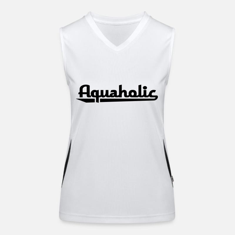 schwimmen Funktionelles Kontrast-Tank Top für Frauen