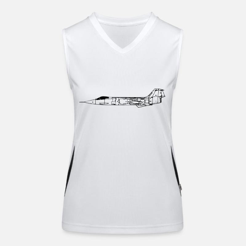 f104_vec_1 de Funktionelles Kontrast-Tank Top für Frauen