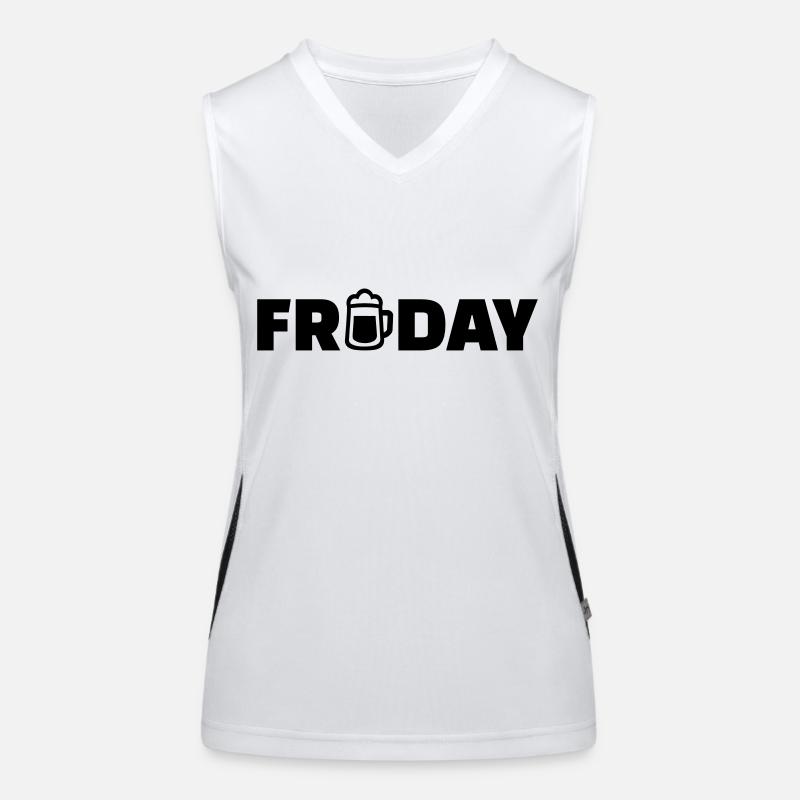 Friday Débardeur respirant contrasté Femme