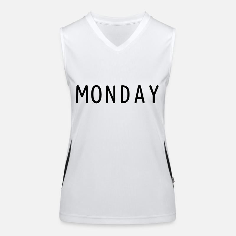 Montag Monday Arbeit Geschenk Funktionelles Kontrast-Tank Top für Frauen