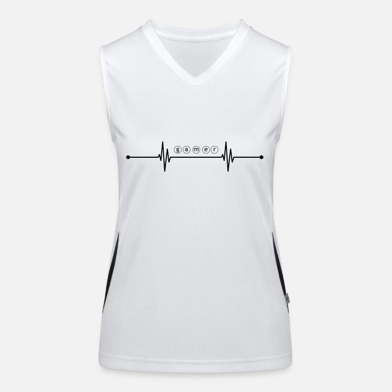 Game Gaming PC Women's Functional Contrast Tank Top