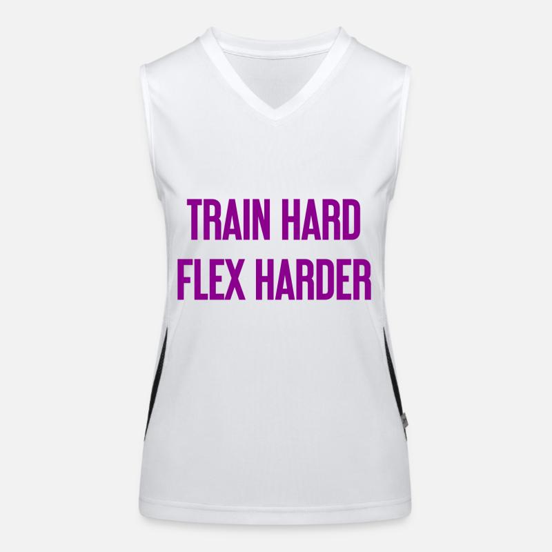 Train Hard Flex Harder Women's Functional Contrast Tank Top