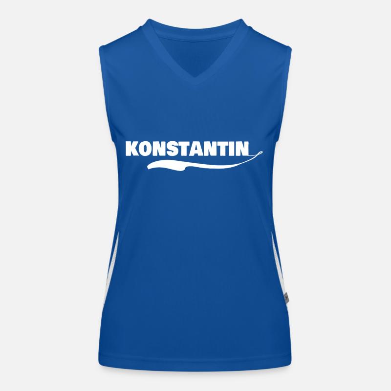 Constantine as a given name Women's Functional Contrast Tank Top