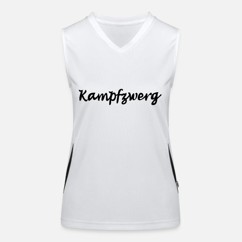 battle dwarf Women's Functional Contrast Tank Top