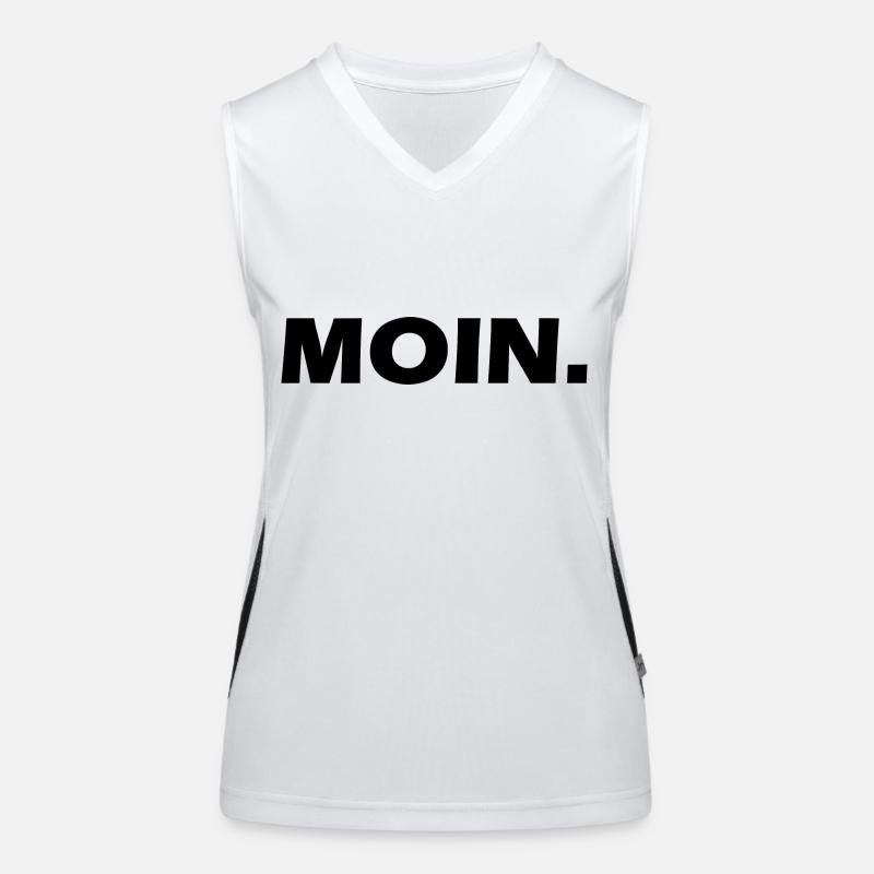 Moin. Funktionelles Kontrast-Tank Top für Frauen