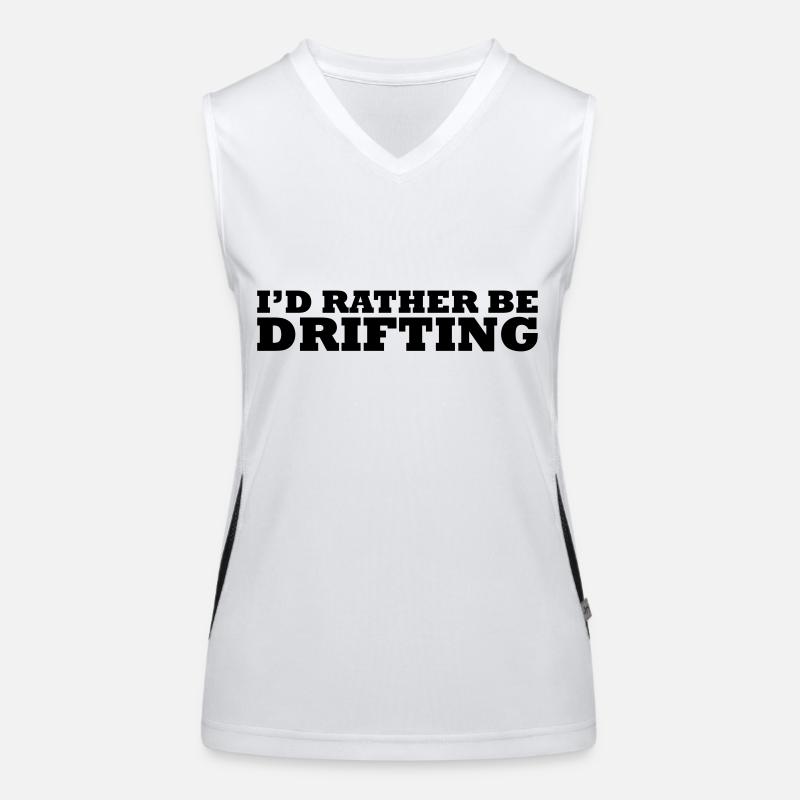 I'd rather be drifting Women's Functional Contrast Tank Top
