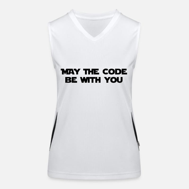 Informatique / Geek / Développeur / Code / Drôle Débardeur respirant contrasté Femme