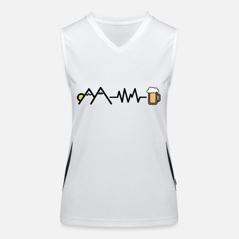 Bergsteiger Funktionelles Kontrast-Tank Top für Frauen