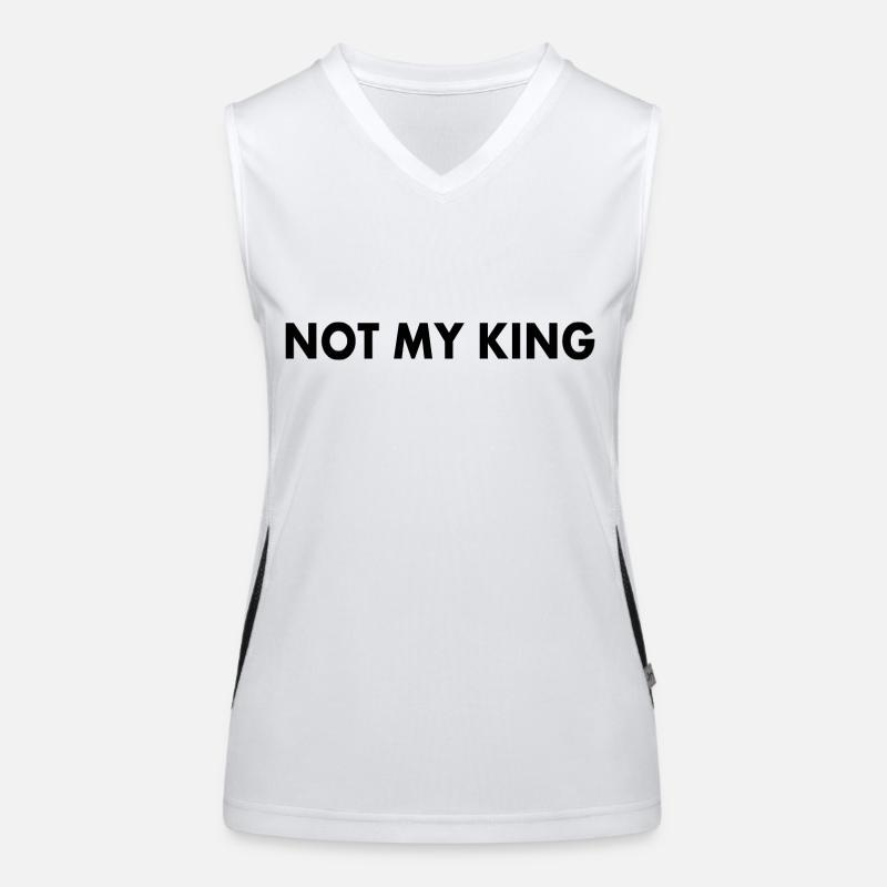 Not my king Débardeur respirant contrasté Femme