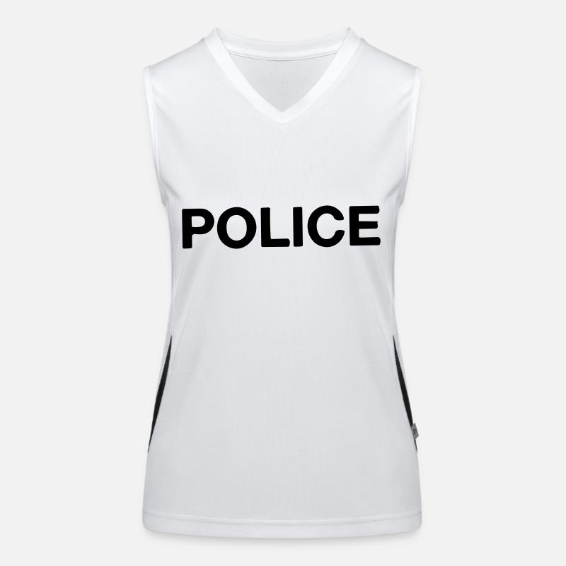 police Débardeur respirant contrasté Femme
