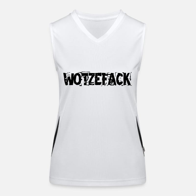 Wotzefack Funktionelles Kontrast-Tank Top für Frauen