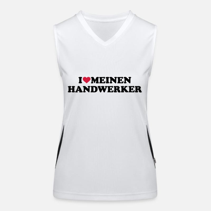 Handwerker Funktionelles Kontrast-Tank Top für Frauen
