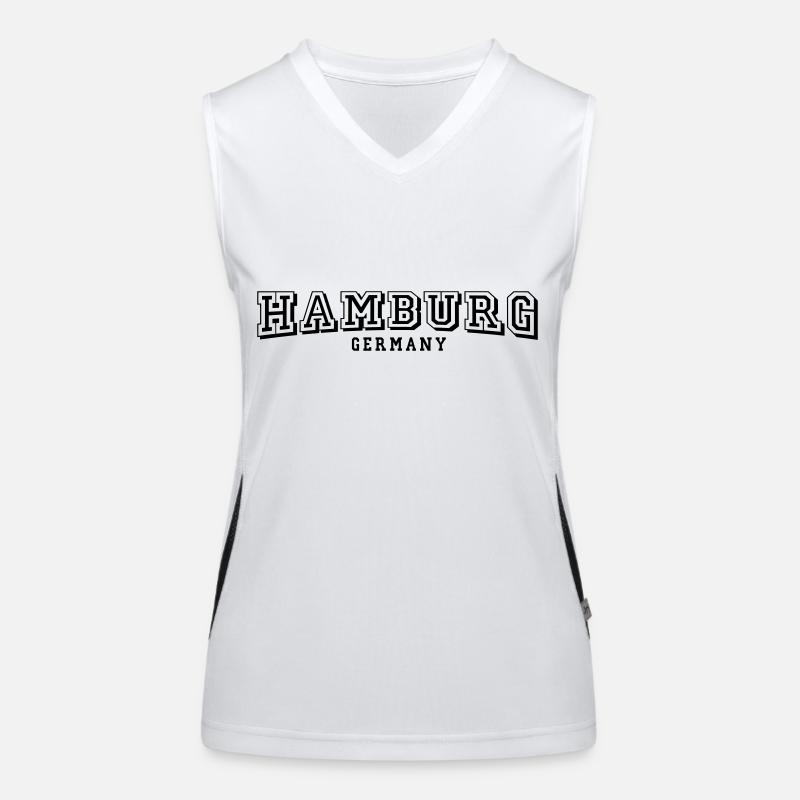 Hambourg Débardeur respirant contrasté Femme