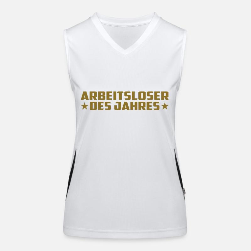 Arbeitsloser - Arbeitslose - Arbeit - Arbeitslos Funktionelles Kontrast-Tank Top für Frauen