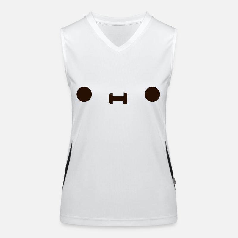 Sourire Débardeur respirant contrasté Femme