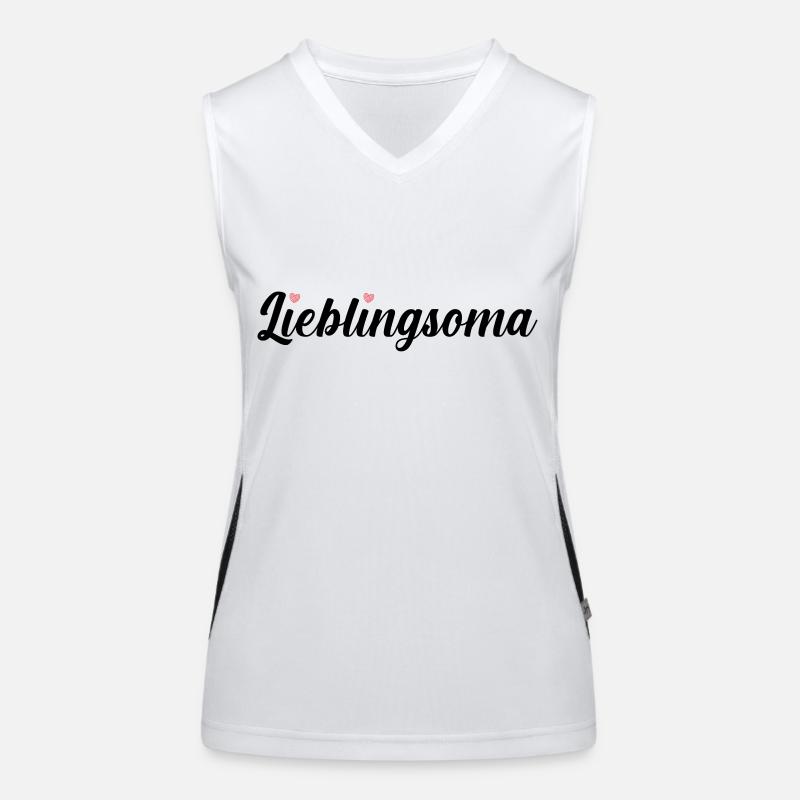 Großmutter Oma Funktionelles Kontrast-Tank Top für Frauen