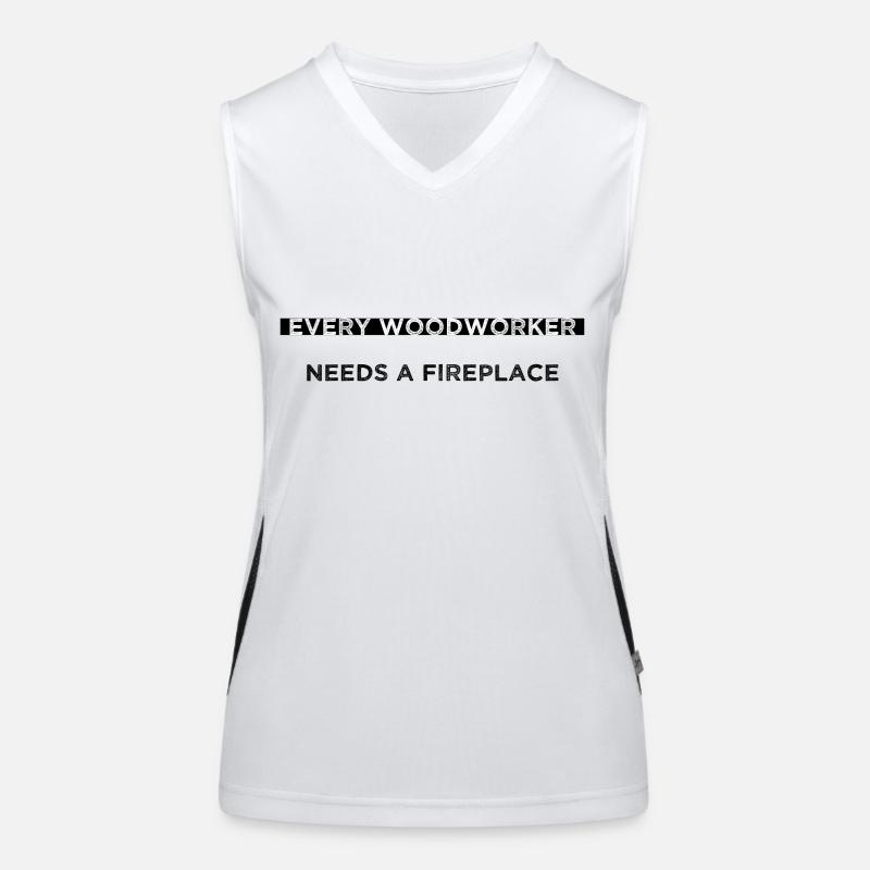 john carpenter carpenter plumber Women's Functional Contrast Tank Top