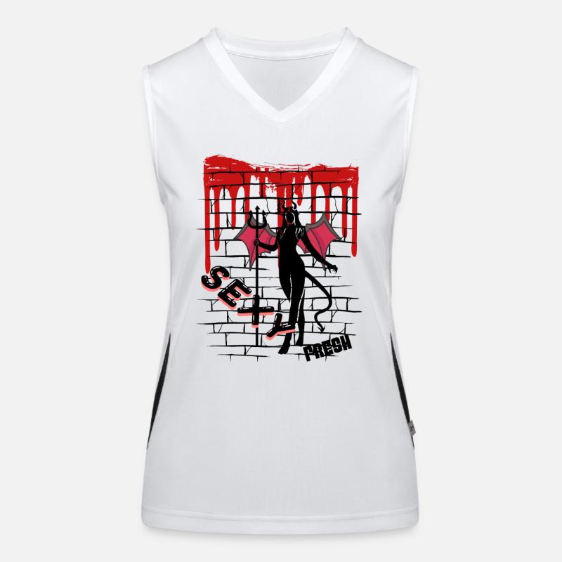 Fresh Devil Funktionelles Kontrast-Tank Top für Frauen
