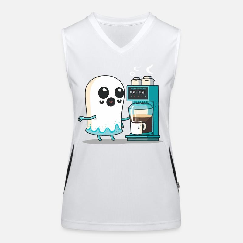 Koffein-Geist Funktionelles Kontrast-Tank Top für Frauen