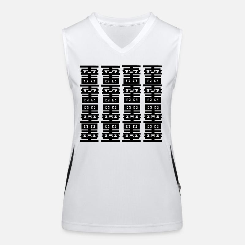 Einzigartiges Dekor 1 4 3 Funktionelles Kontrast-Tank Top für Frauen