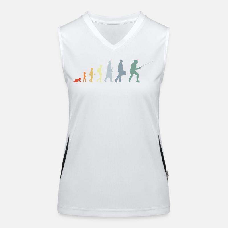 Fechter Evolution Funktionelles Kontrast-Tank Top für Frauen