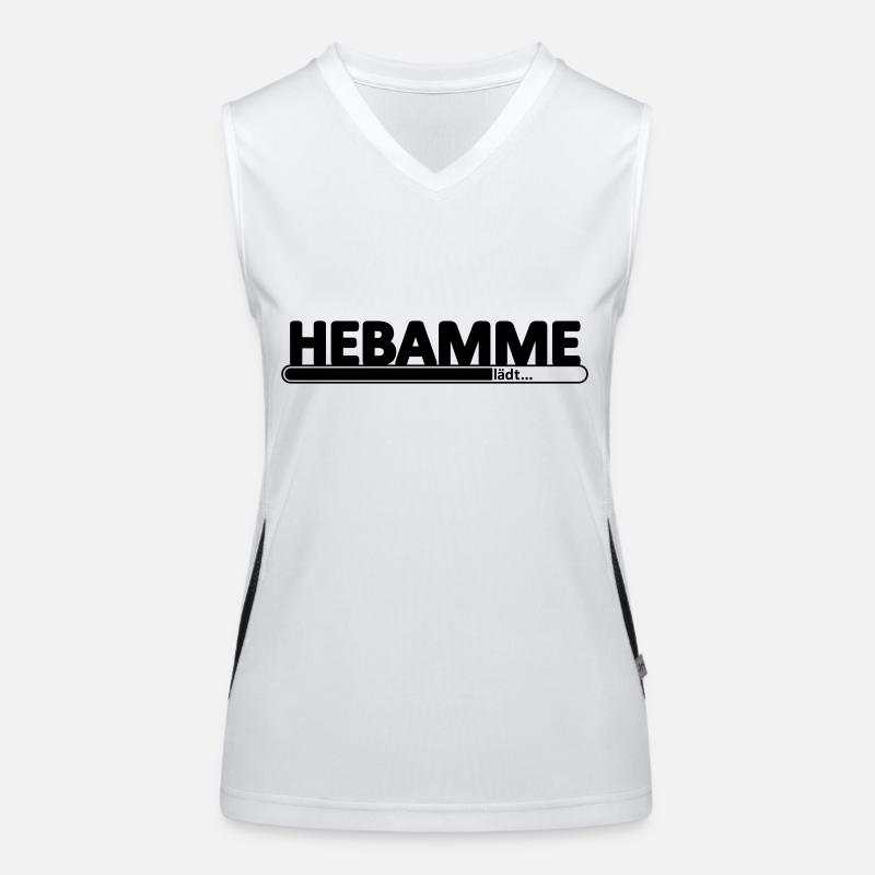 Hebamme // Mutter Begleitung // Geburtshilfe Funktionelles Kontrast-Tank Top für Frauen