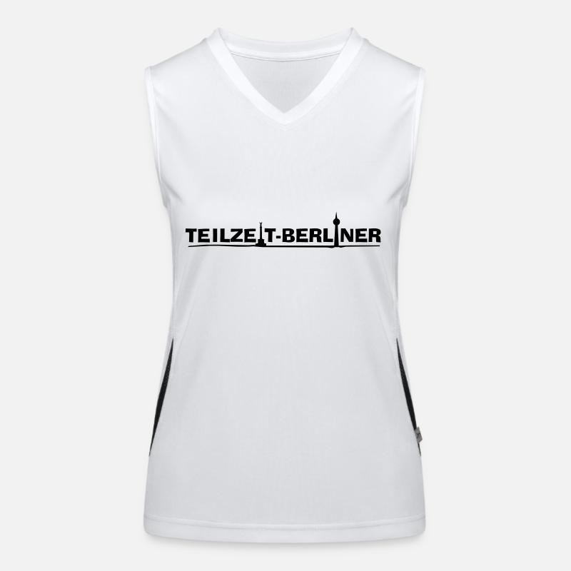 Teilzeit-Berliner Funktionelles Kontrast-Tank Top für Frauen