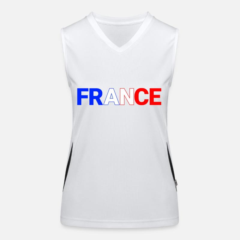 FRANKREICH Funktionelles Kontrast-Tank Top für Frauen