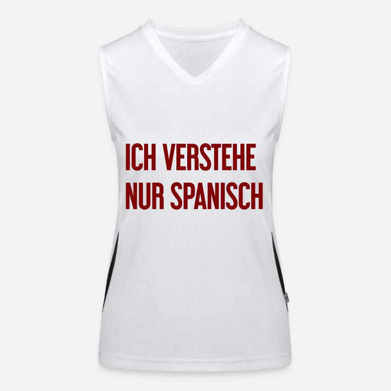 I only understand Spanish Women's Functional Contrast Tank Top