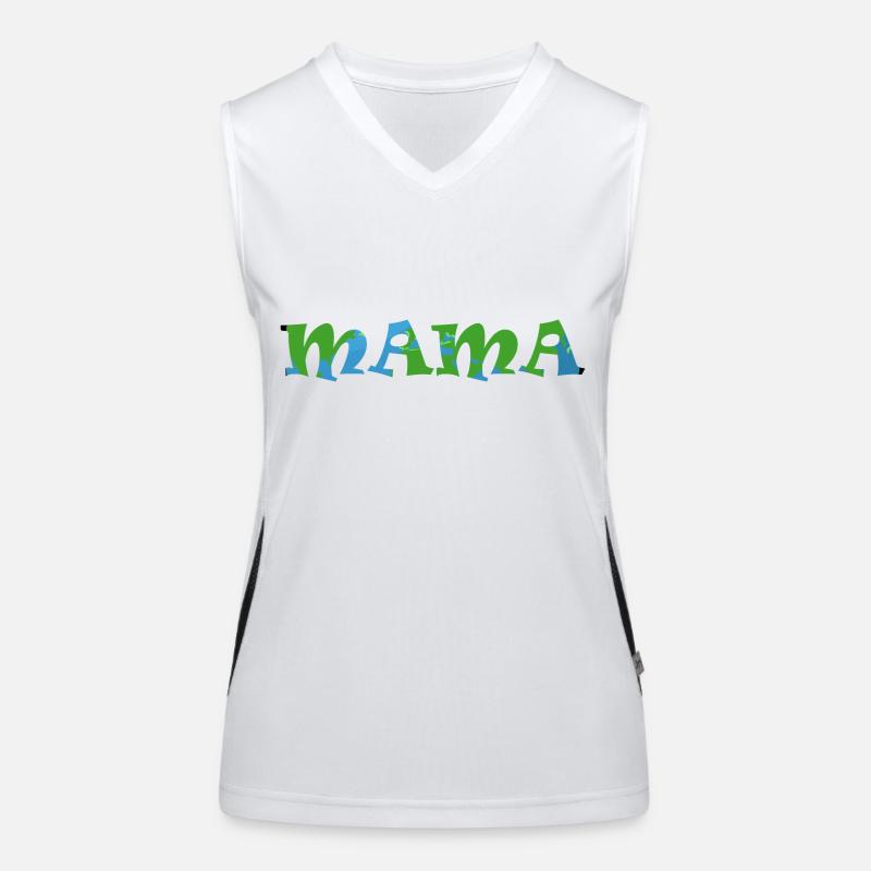 MAMA Funktionelles Kontrast-Tank Top für Frauen