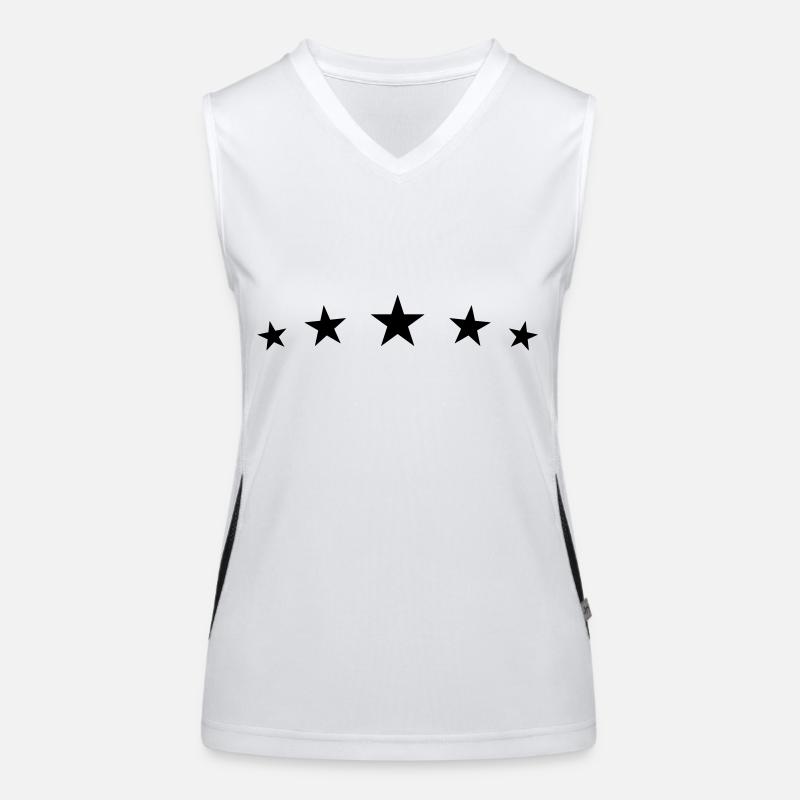 stern bogen Funktionelles Kontrast-Tank Top für Frauen