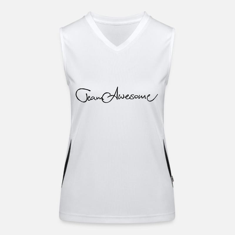 Team Awesome Funktionelles Kontrast-Tank Top für Frauen