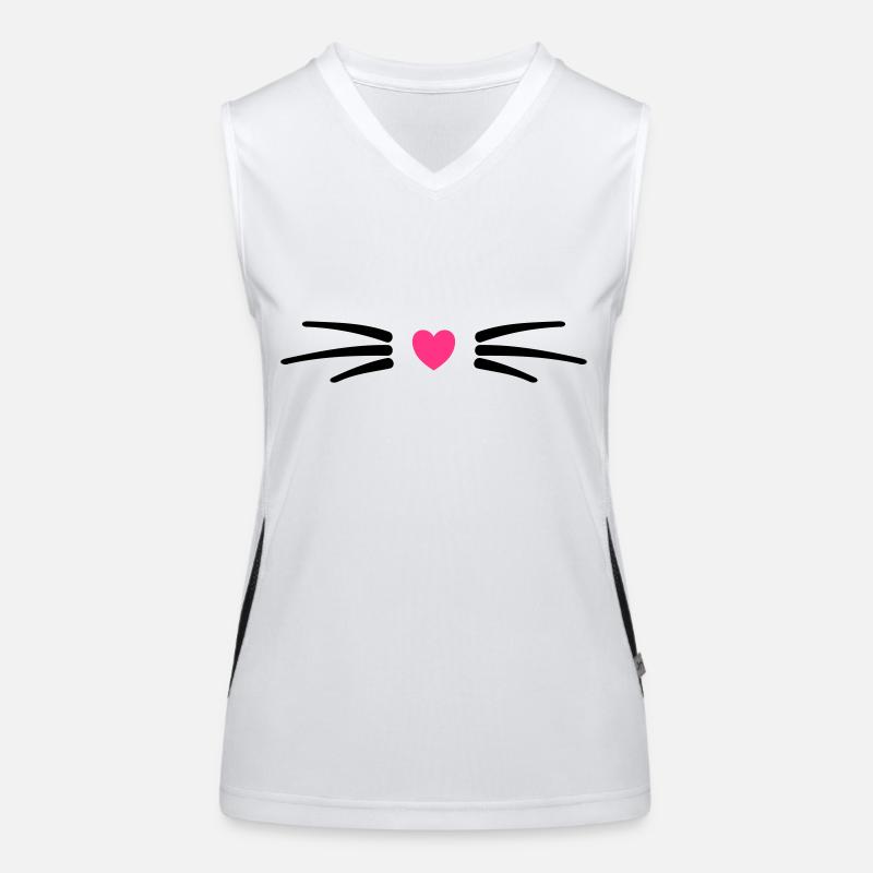 Chats Amour Débardeur respirant contrasté Femme