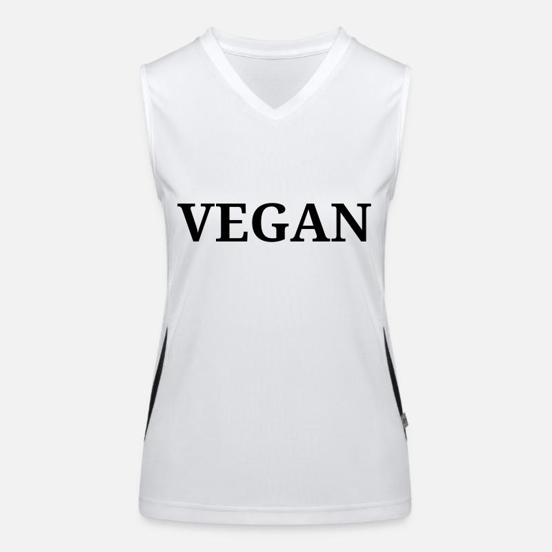 végétalien Débardeur respirant contrasté Femme