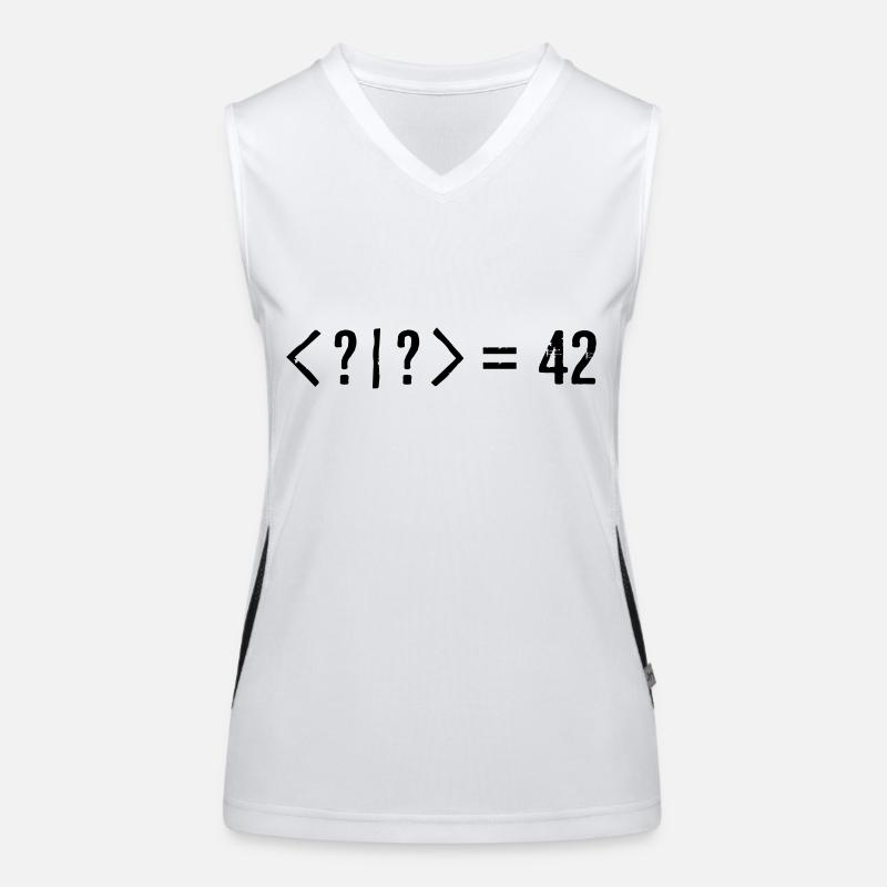 Meilleur Quantum Joke jamais: Bra-Ket = 42 Débardeur respirant contrasté Femme
