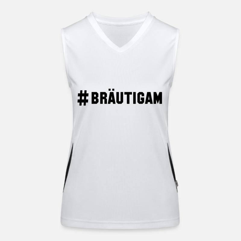 # bräutigam Funktionelles Kontrast-Tank Top für Frauen