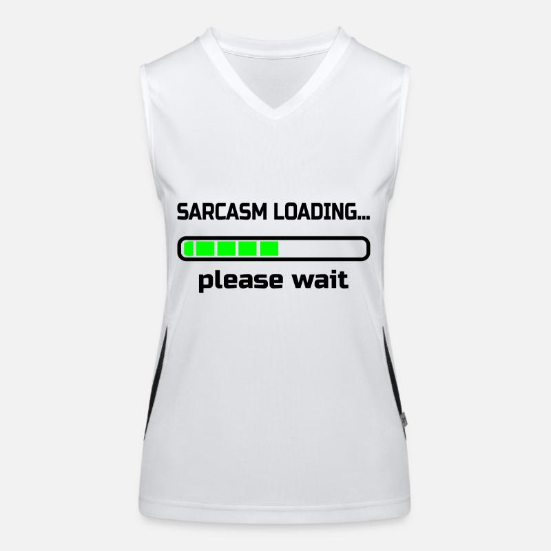sarcasm loading… please wait. Humour Débardeur respirant contrasté Femme