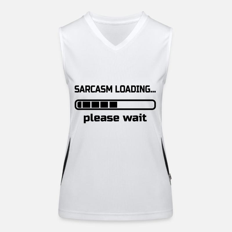 sarcasm loading… please wait. Humour Débardeur respirant contrasté Femme