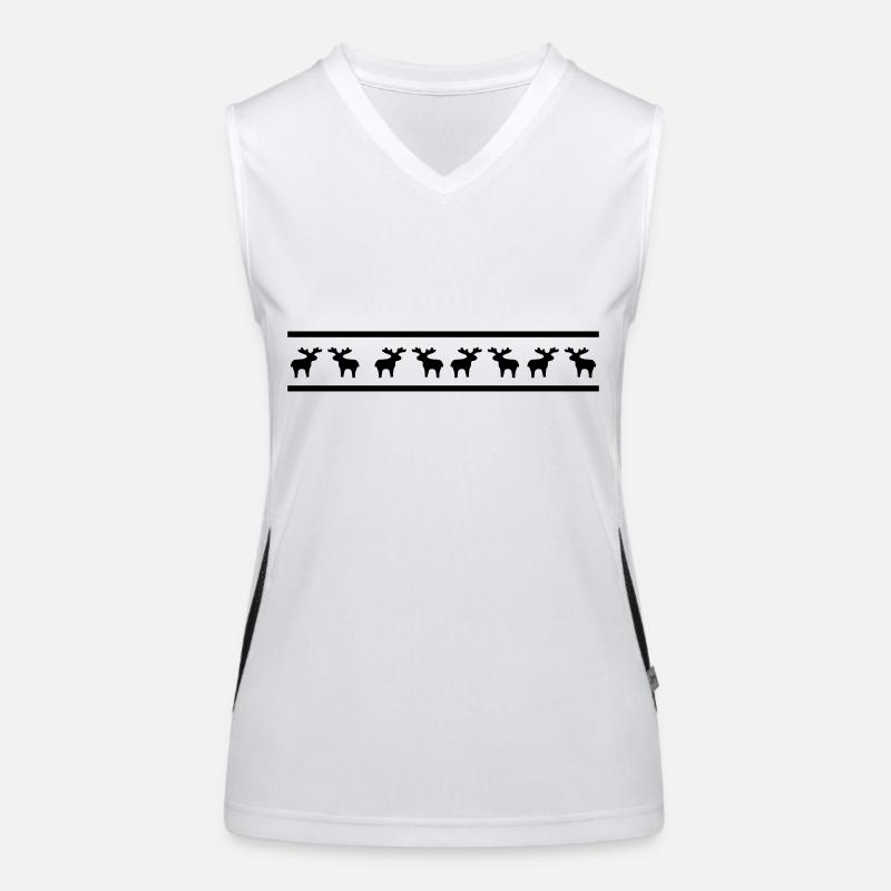 reindeer Women's Functional Contrast Tank Top