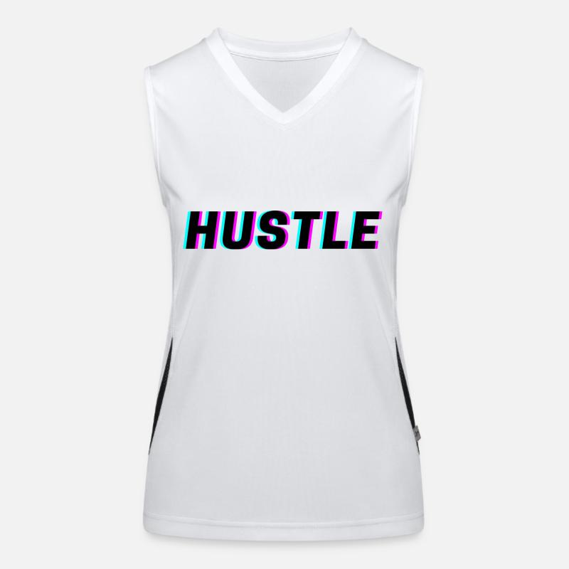 Hustle Funktionelles Kontrast-Tank Top für Frauen