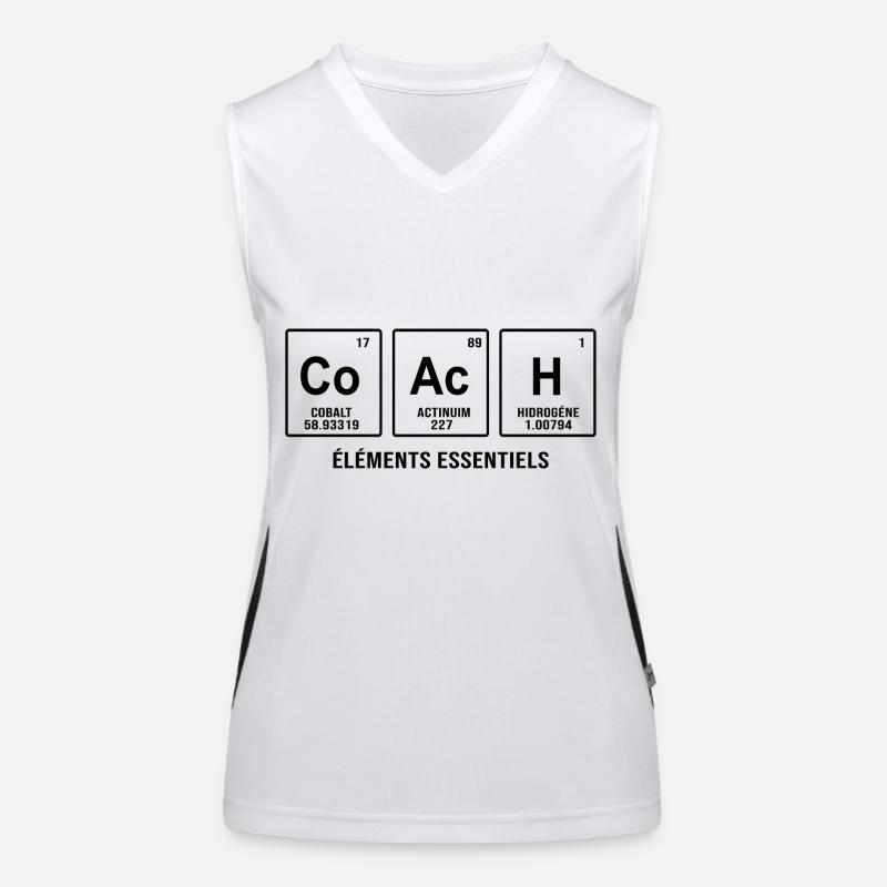Coach Essential elements Trainer Sports coach Women's Functional Contrast Tank Top