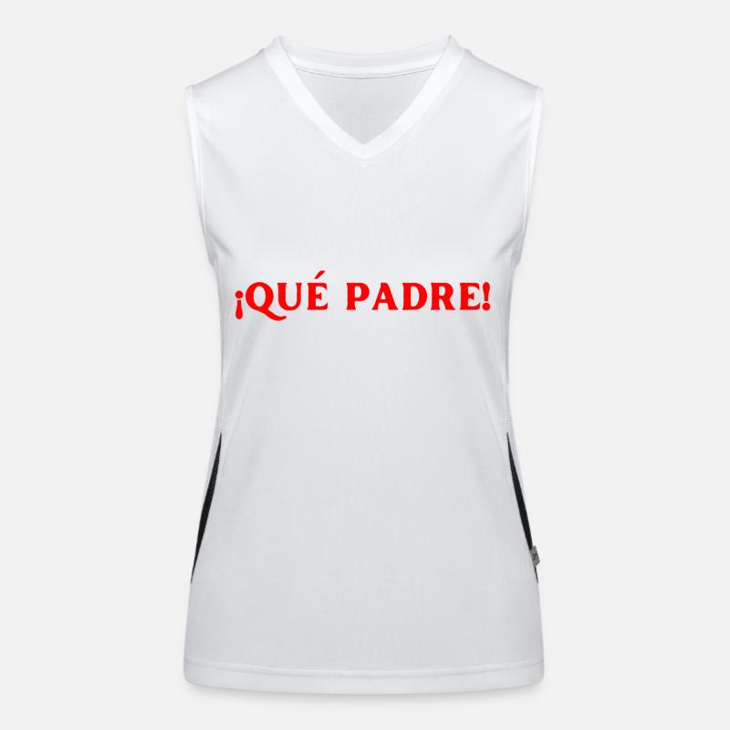 großartig Spanisch Sprache Funktionelles Kontrast-Tank Top für Frauen