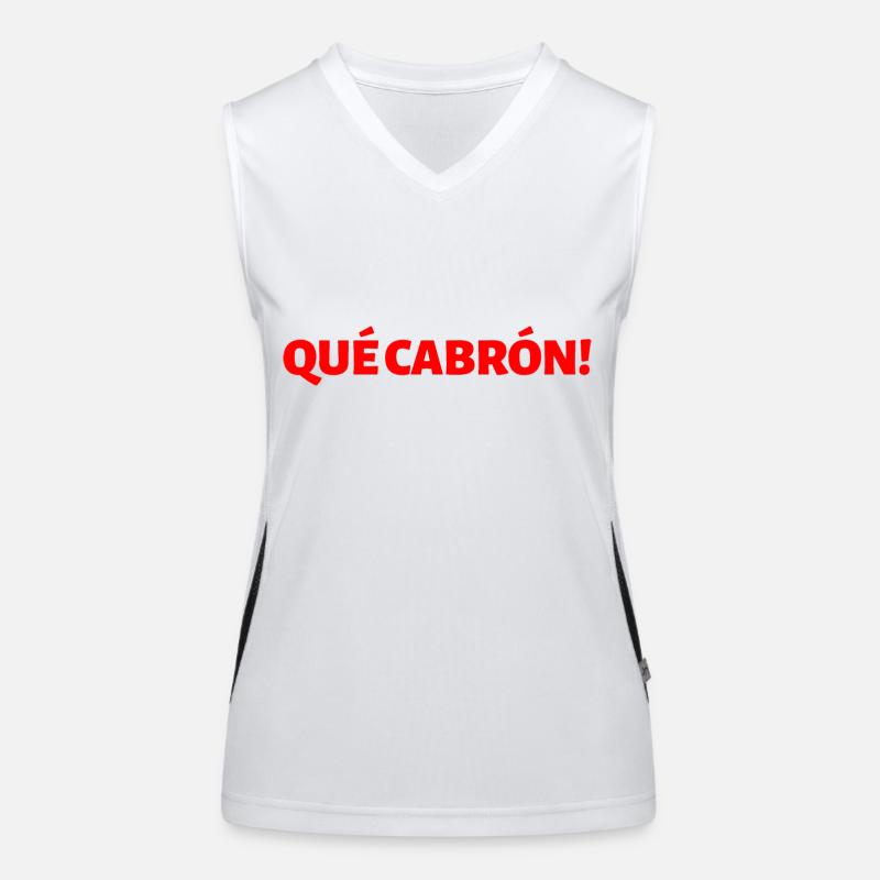 Spanisch Sprache Funktionelles Kontrast-Tank Top für Frauen