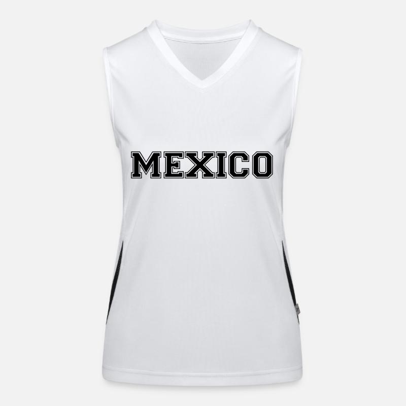 mexico Funktionelles Kontrast-Tank Top für Frauen