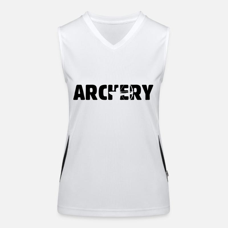 Archery Archer 3D Bogenschiessen Funktionelles Kontrast-Tank Top für Frauen
